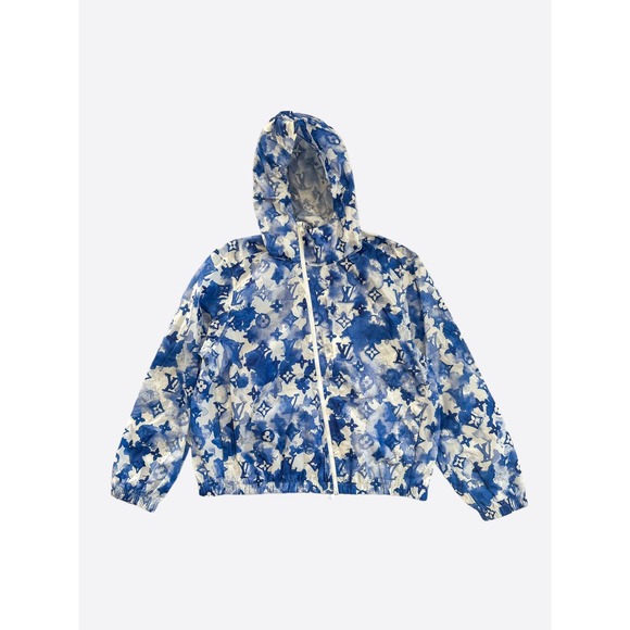 Louis Vuitton Blue Watercolor Monogram Windbreaker - Picture 1 of 6